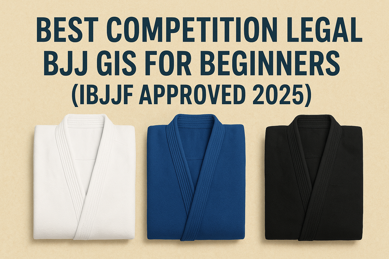 Best Competition Legal BJJ Gis for Beginners (IBJJF Approved 2025)